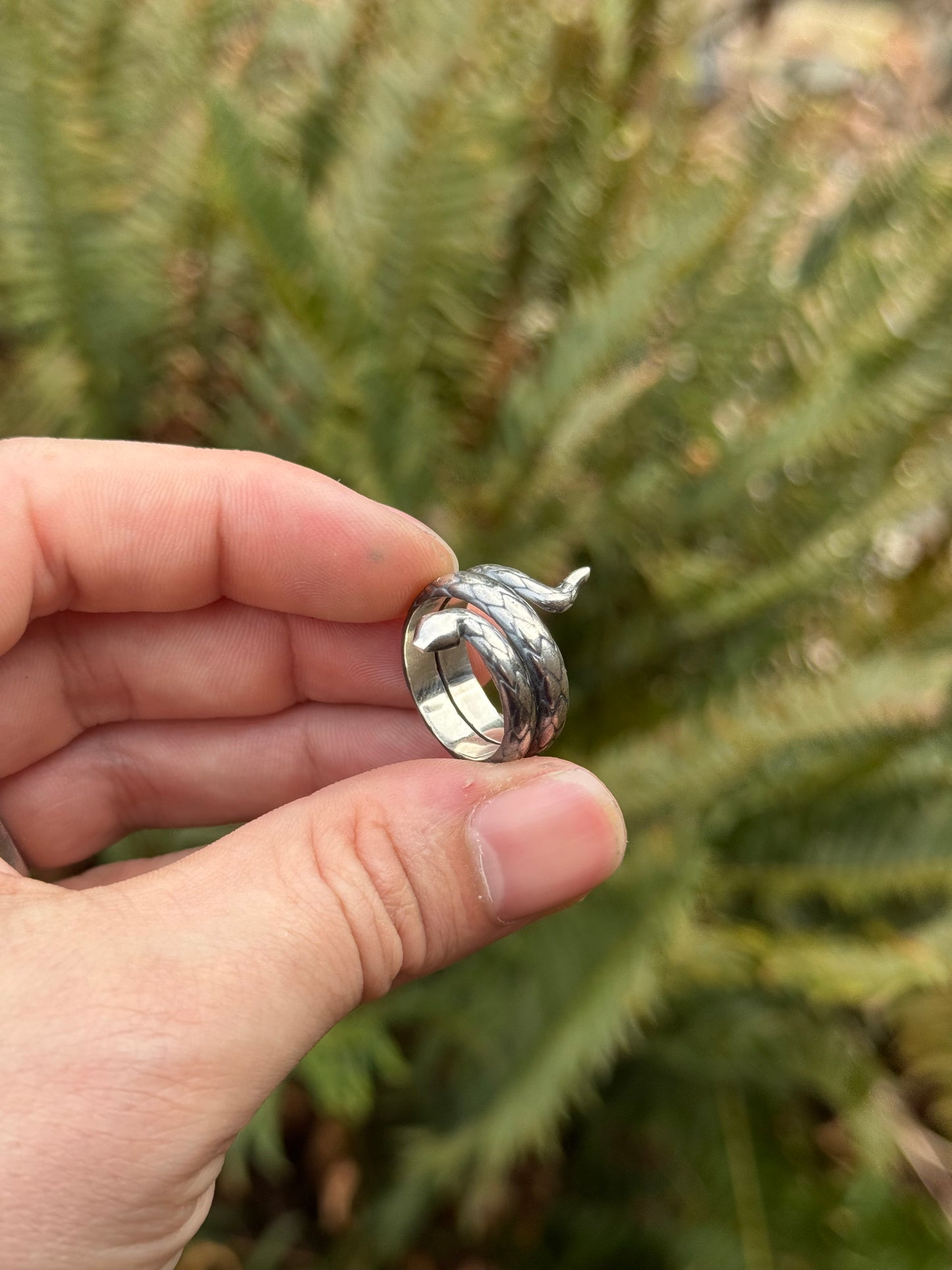 Snake Ring - Sterling silver