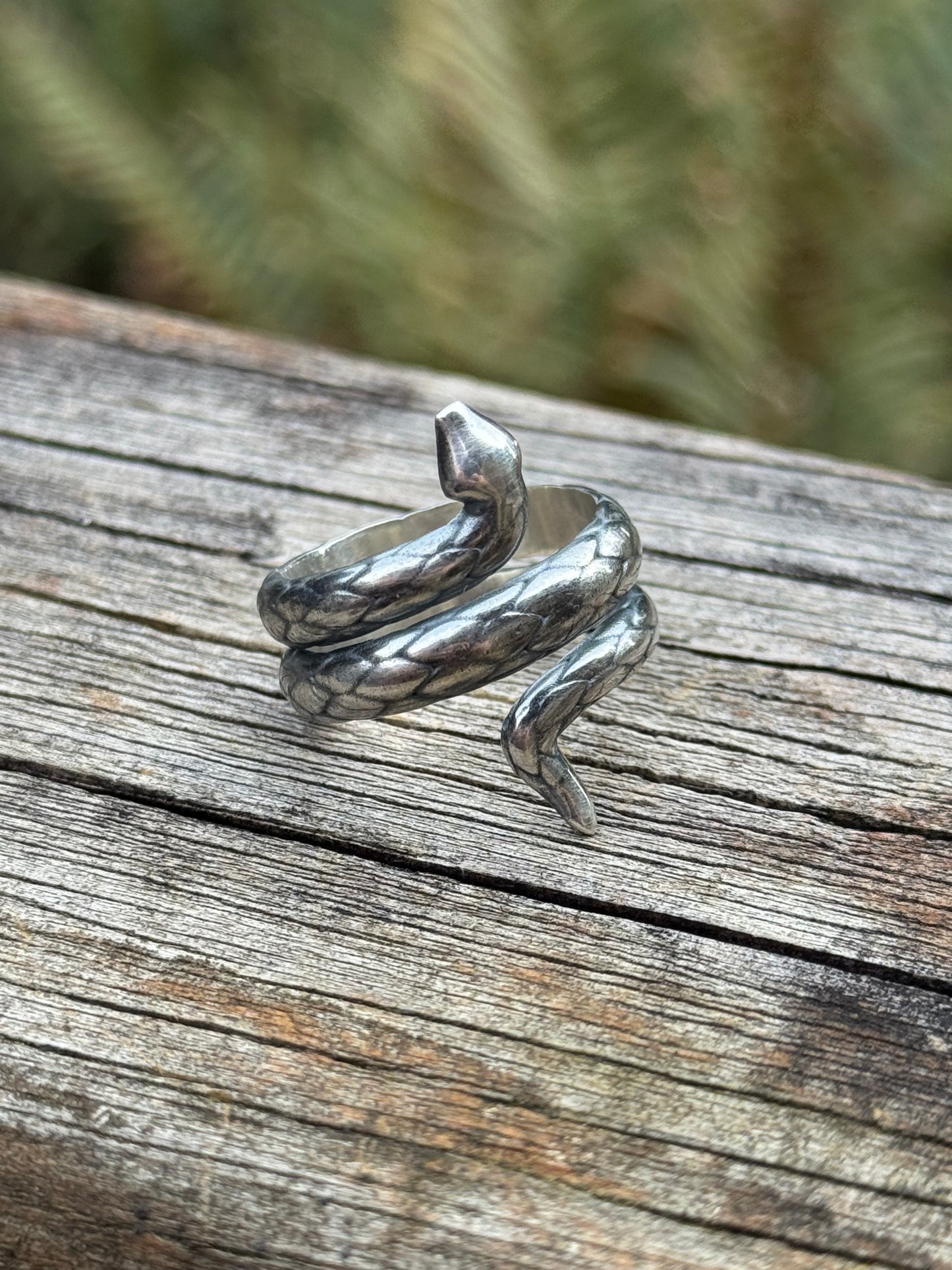 Snake Ring - Sterling silver